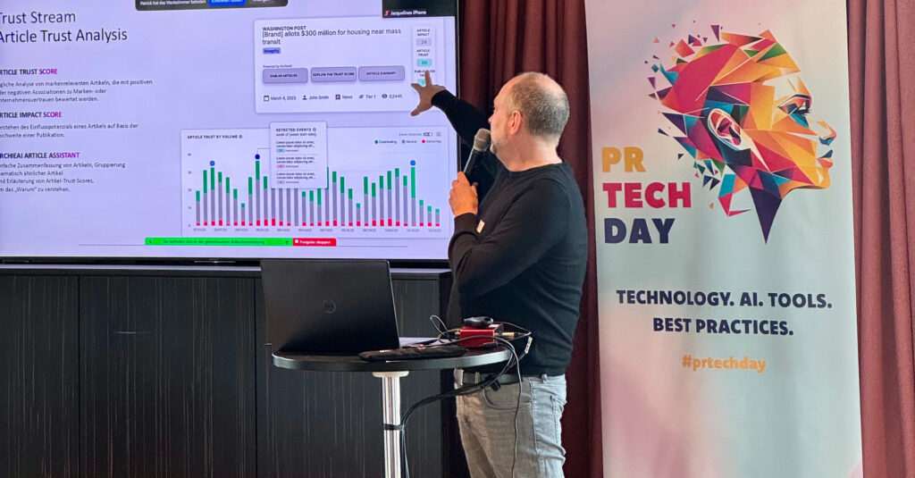 Gerrit Gericke beim 2. PR Tech Day in Düsseldorf, powered by OBSERVER